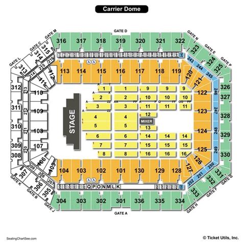 Carrier Dome Seating Chart Basketball | Cabinets Matttroy