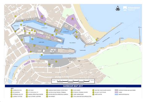 Map of Aberdeen Harbour | Scotland travel