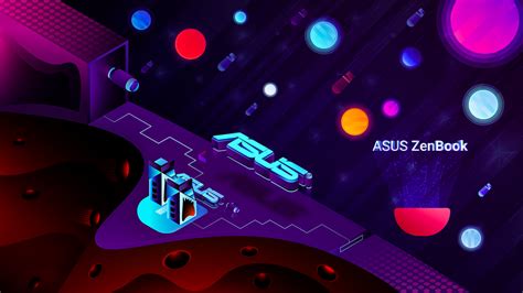 Space theme wallpaper design for Asus zenbook, digital, 1920x1080px : Art