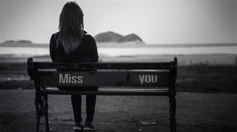 full-screen-widescreen-shop-girl-mood-sadness-bench-black-and-white-longing-background-a-woman ...