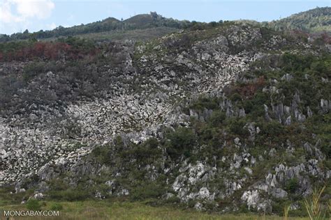 Karst mountains in New Guinea