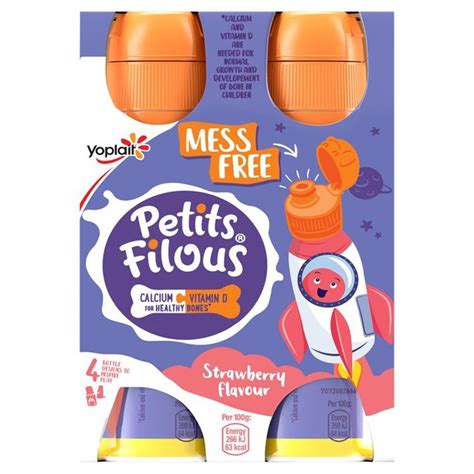 Petits Filous Strawberry Drinking Yogurt | Ocado