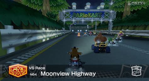 Wii Moonview Highway [Mario Kart 8] [Mods]