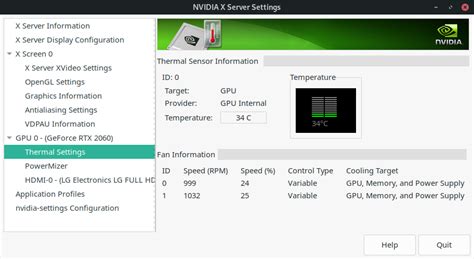 How to change fan speed for rtx 2060 in manjaro (proprietary driver 430 ...