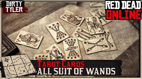 Collector All Suit Of Wands Tarot Cards Red Dead Online RDR2 - YouTube