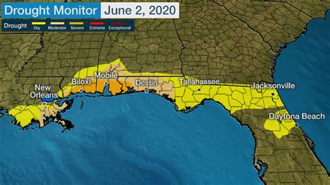 Tropical Storm Cristobal Almost Wiped Out Gulf Coast Drought | Weather Underground