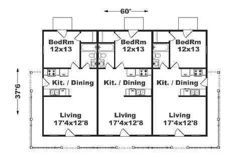 Triplex Floor Plans - floorplans.click