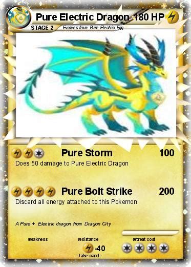 Pokémon Pure Electric Dragon - Pure Storm - My Pokemon Card