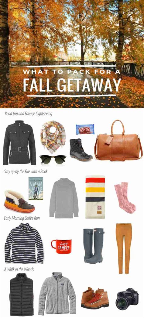 What to Pack for a Fall Getaway - Traveling Chic