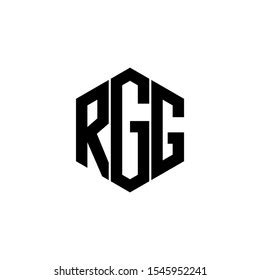 Rgg Letter Logo Design Polygon Monogram Stock Vector (Royalty Free) 1545952241 | Shutterstock