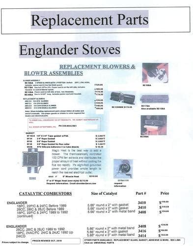 Englander Pellet Stove Parts Diagram | Reviewmotors.co