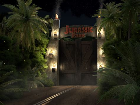 MAXimum Blending: Jurassic Park Gate