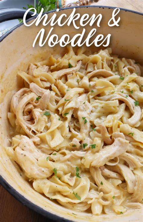 South Your Mouth: Chicken & Noodles (Stove-Top or Crock Pot)