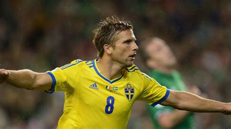 Sweden midfielder Anders Svensson retires from international game after ...