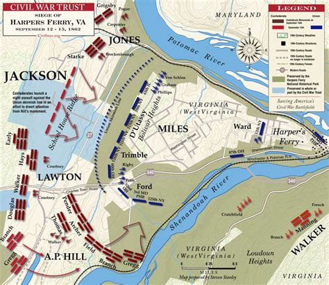 Harpers Ferry - September 13-15, 1862 | Civil war battles, Civil war photos, American civil war