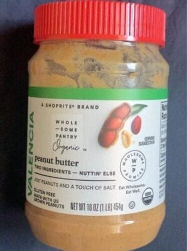 Wholesome Pantry Organic, Valencia, Creamy, Salted Peanut Butter - 16 oz, Nutrition Information ...