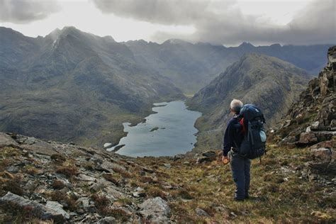 Loch Coruisk and the Cuillin, Skye, from the top of Sgurr na Stri ...