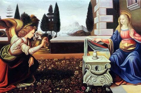 Annunciation, 1475 1480 Reproduction - Reproduction Oil Paintings