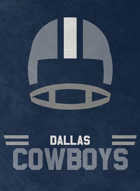 Dallas Cowboys Vintage Art Mixed Media by Joe Hamilton