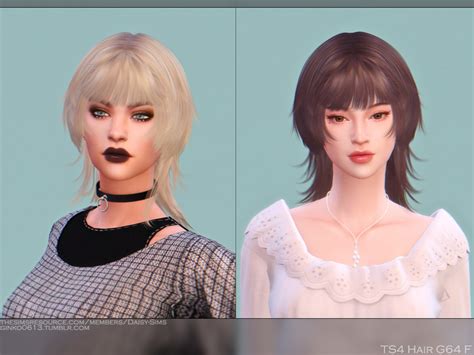 The Sims Resource - Female Hair G64