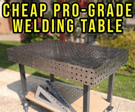 DIY Professional Grade Welding Table (with FREE Plans) : 9 Steps (with Pictures) - Instructables