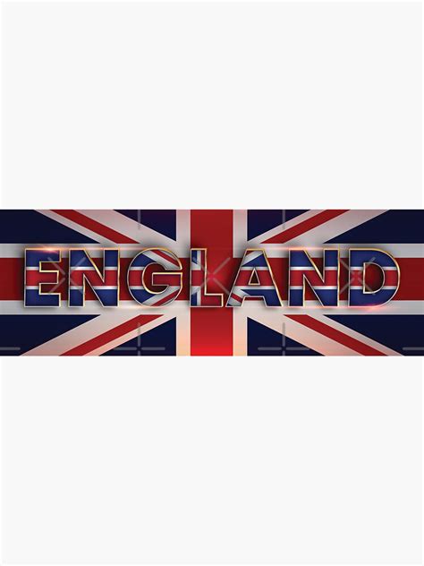 "England Flag" Sticker by RexsCreative | Redbubble