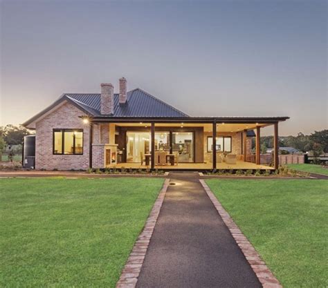 Red brick exterior country home Australia | Brick exterior house, House exterior, Village house ...