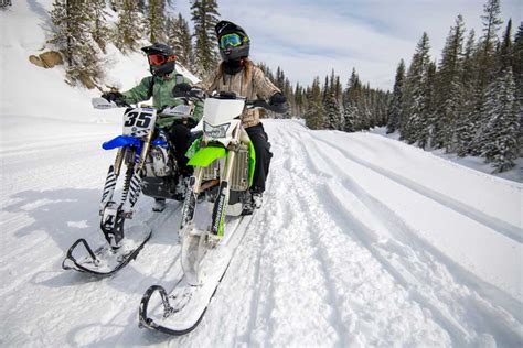 Tips For Riding In The Snow With Dirt Bike Snow Tracks - Adams Olive Ranch