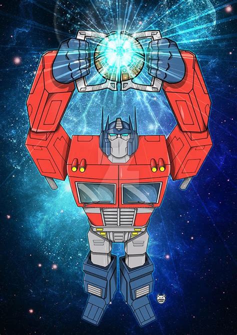 Optimus Prime with the Matrix of Leadership by shellshockedstudio on DeviantArt