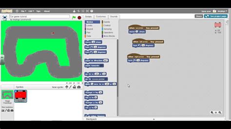 Scratch 2.0 Car Racing Game 2: Making your car move - YouTube