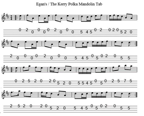 The Kerry Polka Tin Whistle Notes - Irish folk songs