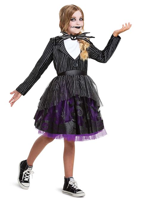 Girls Jack Skellington Nightmare Before Christmas Tutu Deluxe Costume