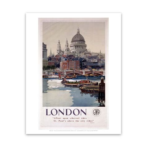 London Art Print – Railway Posters