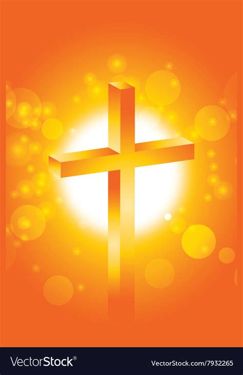 Easter jesus cross background 2 Royalty Free Vector Image