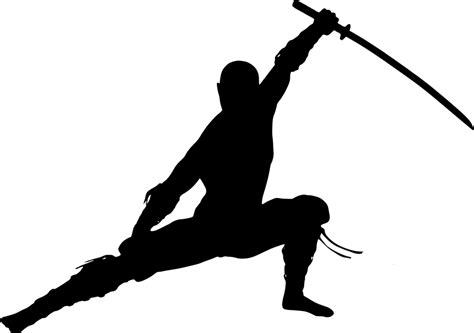 Free Photo Warrior Ninja Man Silhouette Martial Arts - Transparent ...