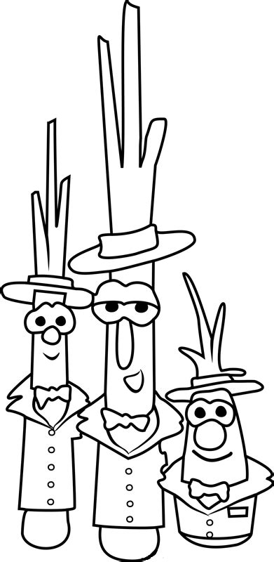 Veggie Tales Madame Blueberry Coloring Pages