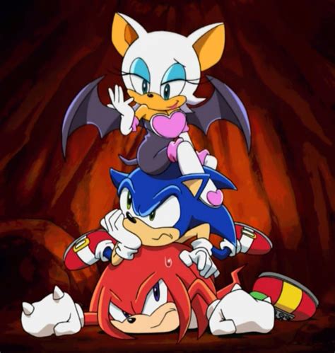 Rouge, sonic, and kunckles - Sonic and the Hedgehog brothers Photo ...