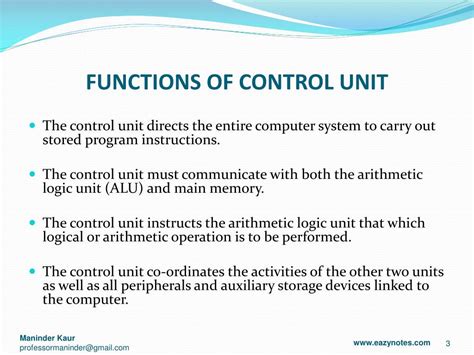 PPT - TIMING & CONTROL UNIT PowerPoint Presentation - ID:1321942