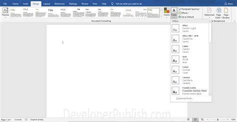 How to Change the Theme of Word Document? | Word Tutorials