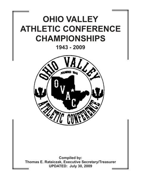 OVAC Championships - Ohio Valley Athletic Conference