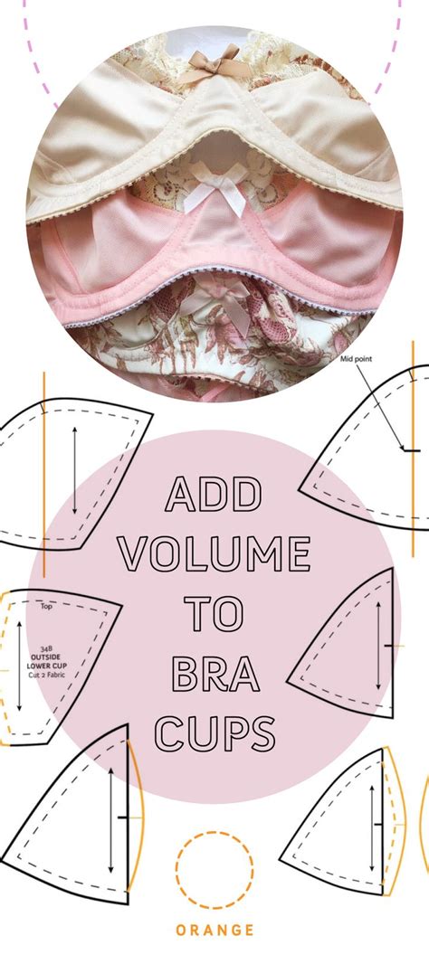 A Tutorial: How to Add Volume to Your Bra Cup | Diy bra pattern, Bra sewing pattern, Bra sewing ...