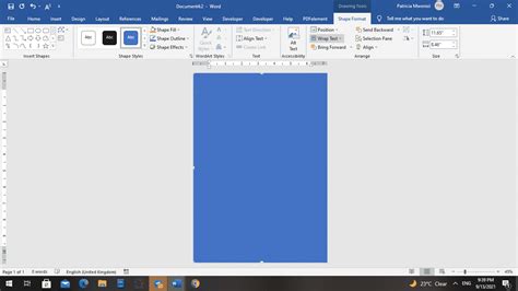 How to add a background image to one page of Microsoft Word documents