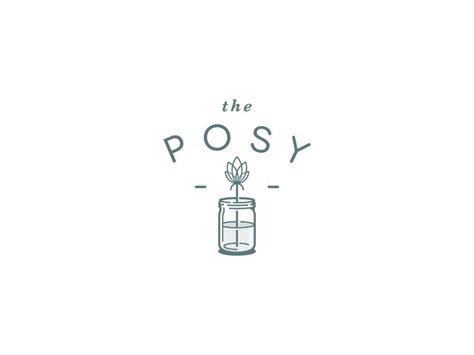 The Posy | Logo design inspiration, Logo design feminine, Logo design