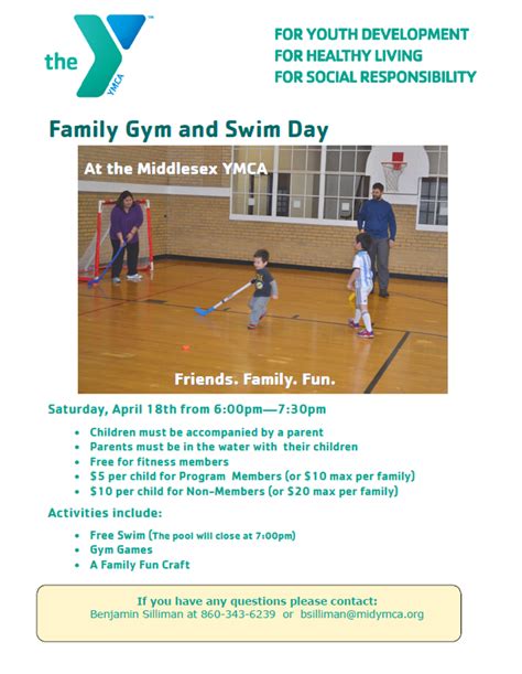 Family Gym and Swim at the Middlesex YMCA | Middletown, CT Patch