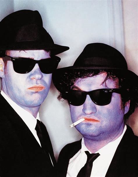 DAN AYKROYD and JOHN BELUSHI in THE BLUES BROTHERS -1980-. Photograph ...