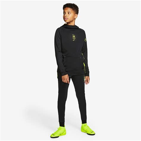 Nike CR7 Kids Dry Hoodie - Black/Hyper Turq/Lemon Venom - Boys Clothing ...