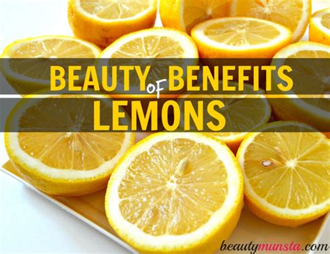 20 Beauty Benefits of Lemon for Skin, Hair & More - beautymunsta - free ...