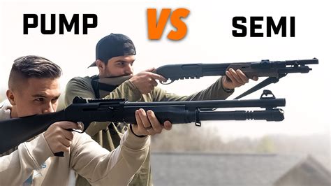 Pump VS Semi Shotgun? - YouTube