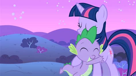 Image - Spike and Twilight hugging S01E24.png - My Little Pony Friendship is Magic Wiki