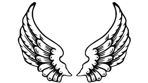 Easy Wings To Draw - ClipArt Best